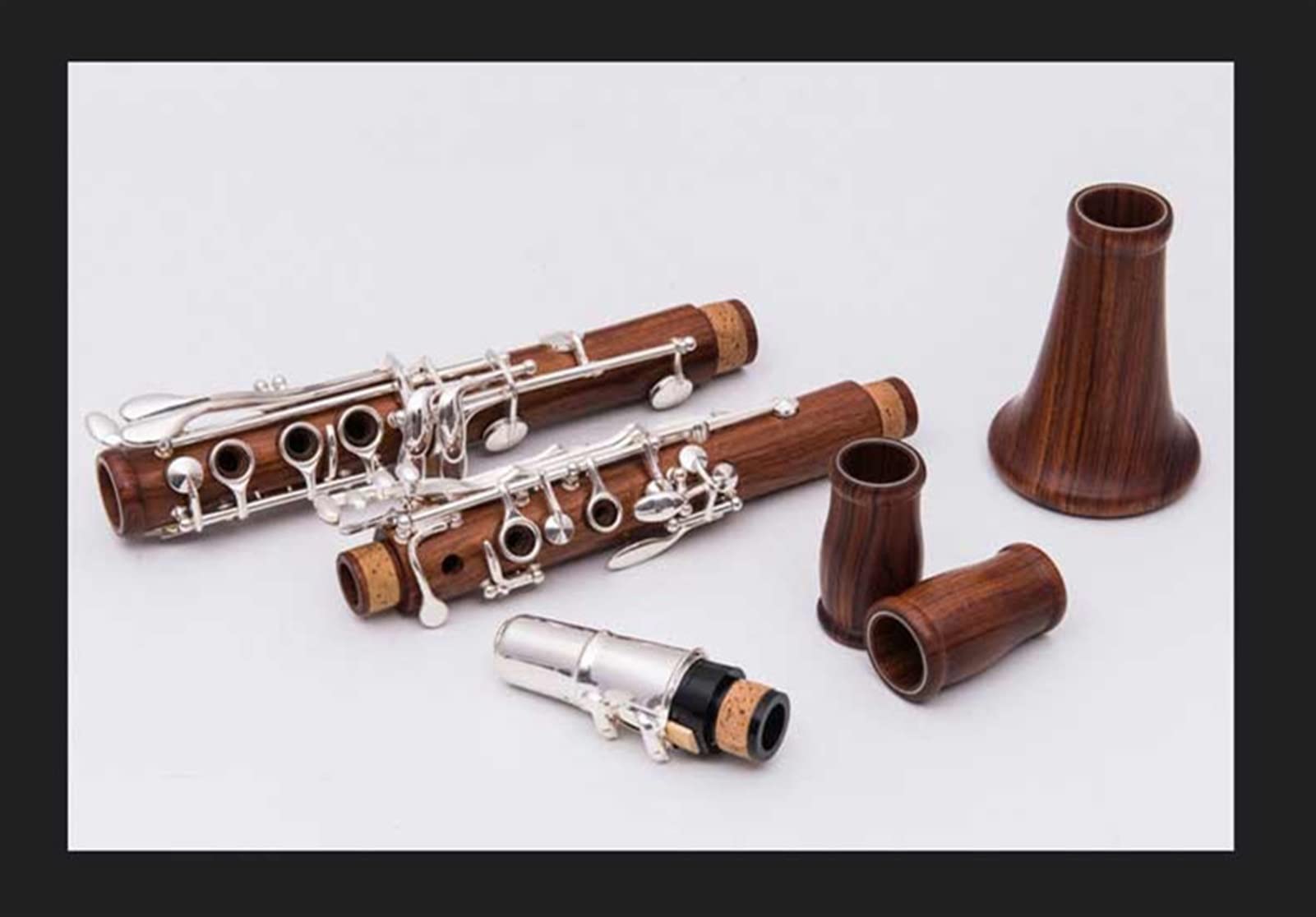 Amazon.co.jp: KLKL クラリネット 新しい到着赤い木製のプロの